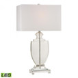 Lamps By Dimond Avonmead Solid Clear Crystal LED Table Lamp D2483-LED