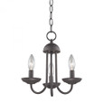 Chandeliers/Mini Chandeliers By Elk Cornerstone Williamsport 3 Light Mini Chandelier In Oil Rubbed 1523CH/10