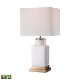 Lamps By Dimond Small White Cube LED Lamp D2753-LED