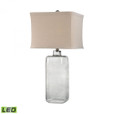 Lamps By Dimond Hammered Grey Glass LED Lamp D2776-LED