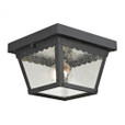 Outdoor Lights By Elk Cornerstone Springfield 2 Light Exterior Flush Mount In Matt 8x4.25 9102EF/65