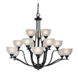 Elk Cornerstone Bristol Lane 15 Light Bronze Chandelier-2115CH/10