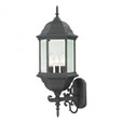 Outdoor Lights By Elk Cornerstone Spring Lake 3 Light Exterior Coach Lantern In Matte Black 8603EW/65