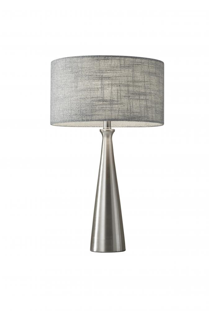 Adesso Linda Table Lamp in Silver 1517-22