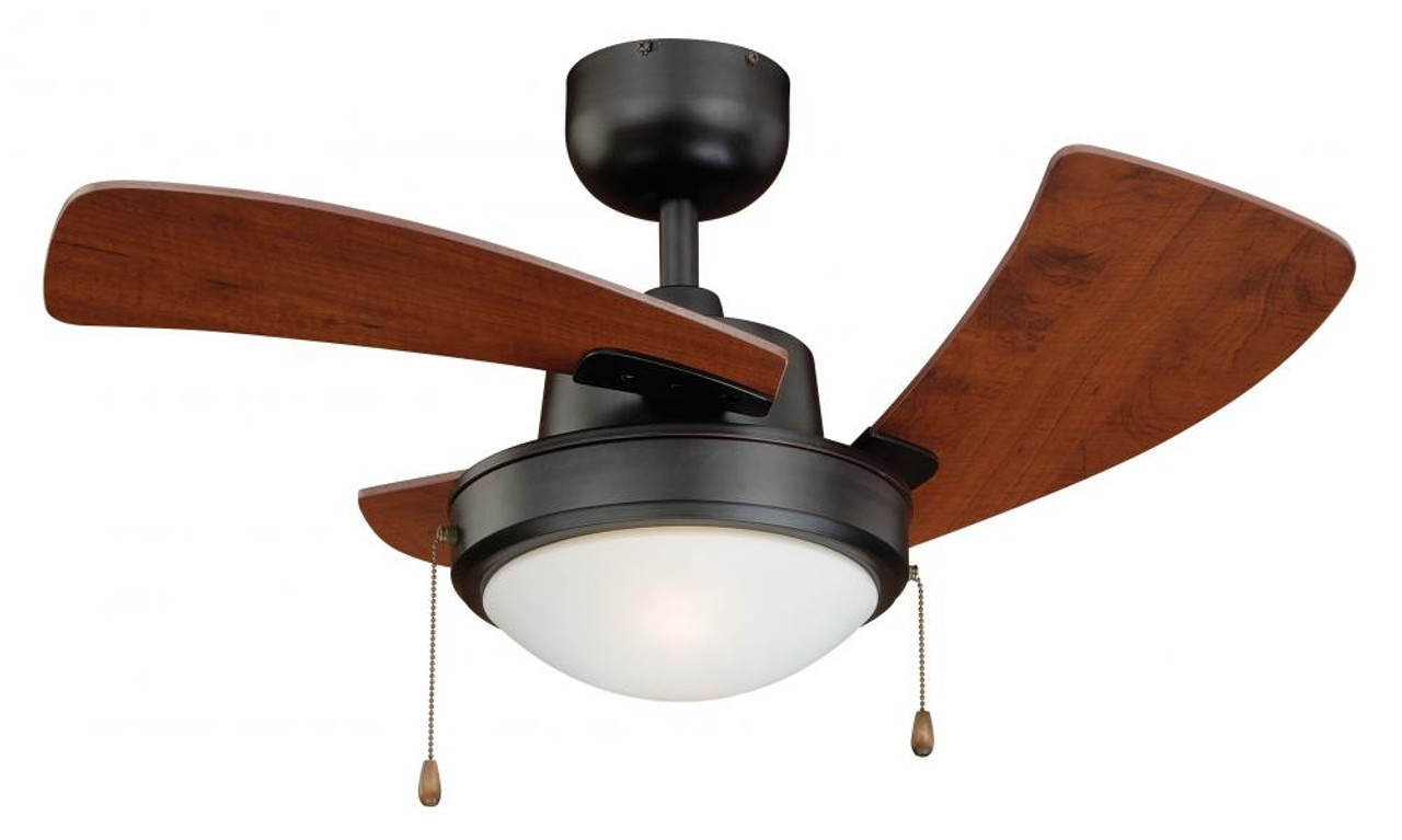 Vaxcel Wolcott 36 Inch 3 Blade Transitional Ceiling Fan With Light F0040 The Home Lighting Shop