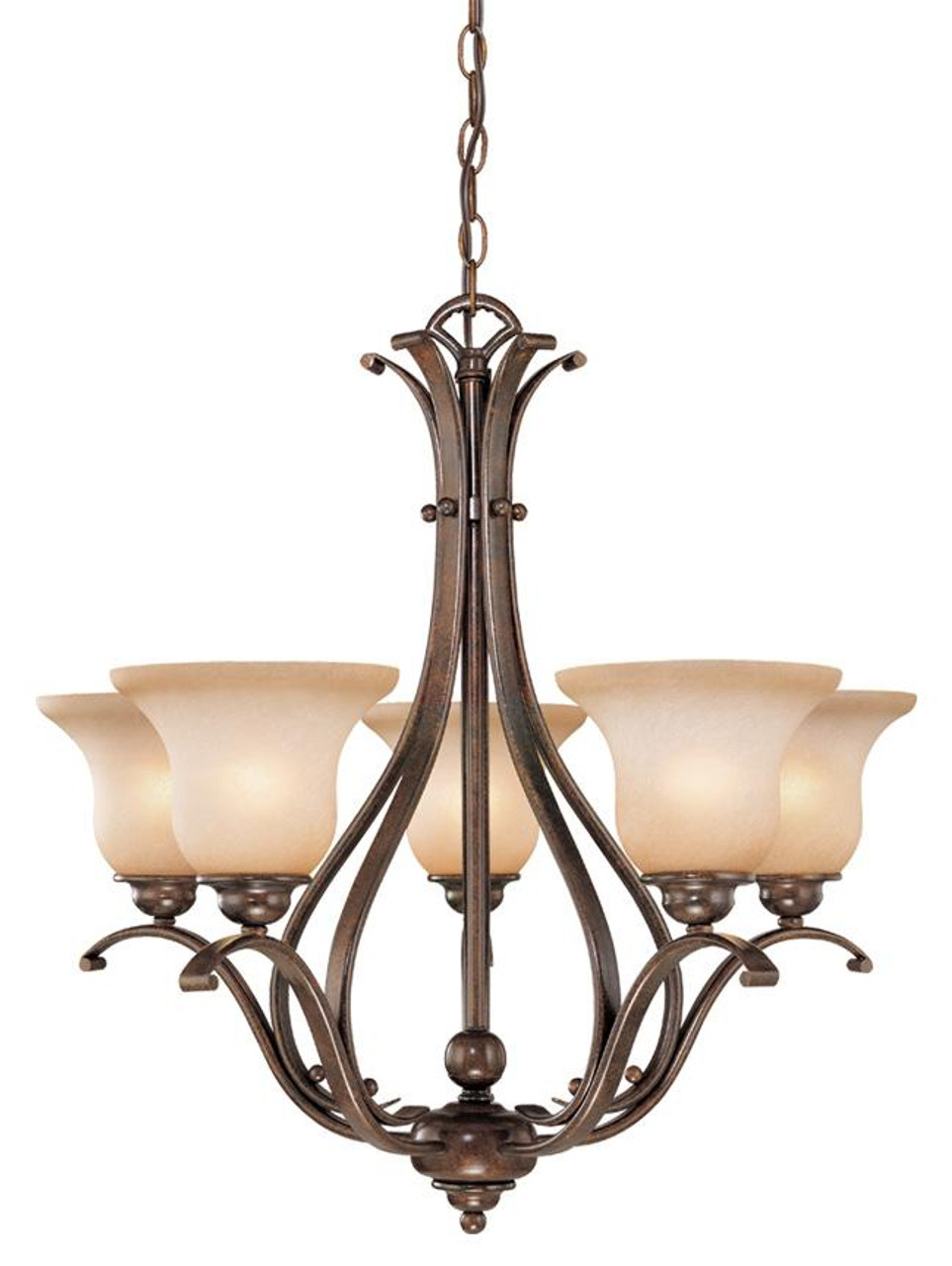 bronze chandelier 5 light