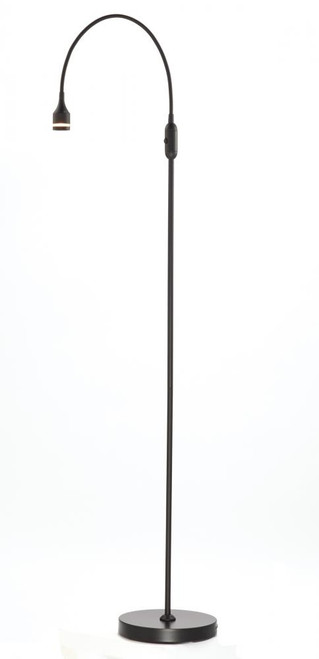 Lamps By Adesso Prospect LED Floor Lamp in Black 3219-01