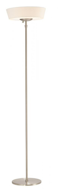 Lamps By Adesso Harper Floor Lamp in Silver 5169-02