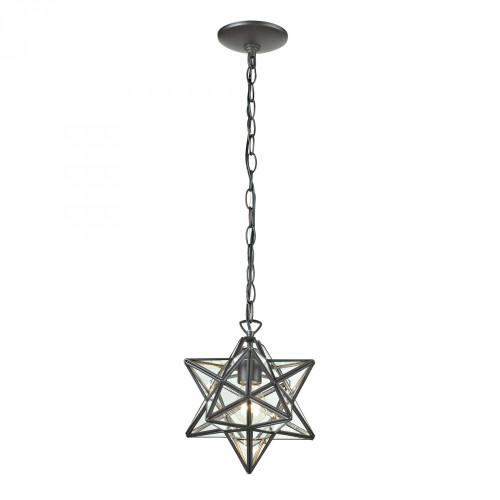 Chandeliers/Pendant Lights By Sterling Industries Star Star-1Light Glass Pendant Lamp 11x12 145-002