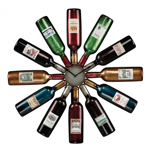 Home Decor By Sterling Industries Wine Bottle Clock 51-10085