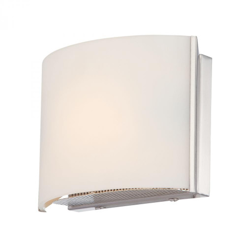 Wall Lights By Alico Pandora 1 Light Vanity In Chrome And White Opal Glass BV6T1-10-15