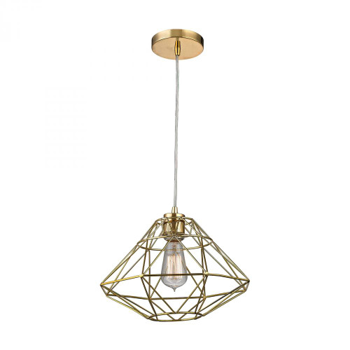 Chandeliers/Pendant Lights By Sterling Industries Paradigm 1 Light Pendant In Gold D2963