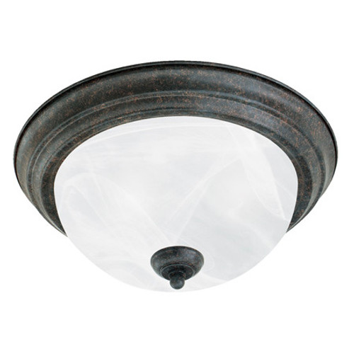 Ceiling Lights By Thomas Two-light ceiling mount fixture in Sable Bronze finish. Etched alabaster style glass SL869222