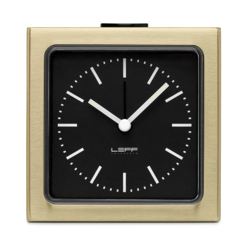 Home Decor By Leff Amsterdam alarm clock block brass black index