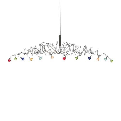 Chandeliers/Linear Suspension By Harco Loor Sweet Long Chandelier 12 LED