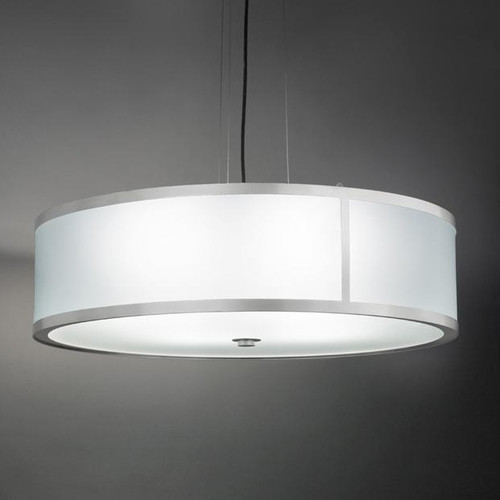 Chandeliers/Pendant Lights By Ultralights Tambour Modern LED 48 Inch Pendant Light Drum Shade 13221-48