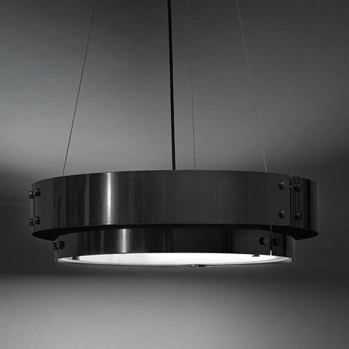 Chandeliers/Pendant Lights By Ultralights Invicta Modern LED Retrofit Drum Shade 20 Watt Pendant 16356-24