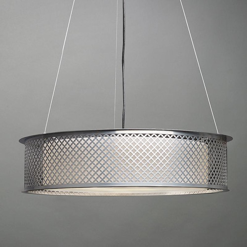 Chandeliers/Pendant Lights By Ultralights Clarus Modern LED Retrofit Drum Shade Pendant Light 14308-CL