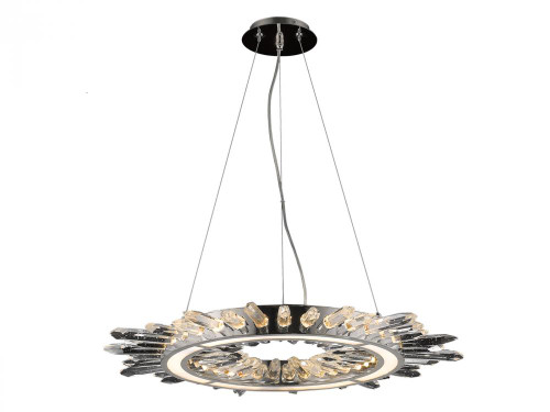 Chandeliers By Avenue Lighting ASPEN LED Chandeliers in Polished Nickel HF3027-PN