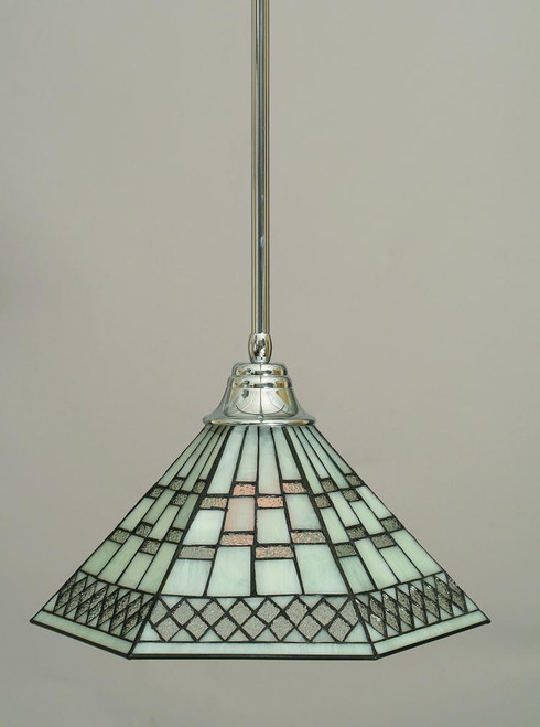 1 Light Pewter Pendant Light-26-CH-910 by Toltec Lighting