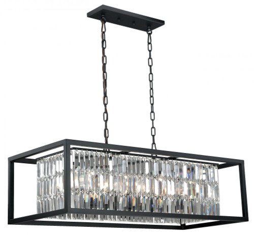 Catana 8 Light Bronze Pendant Light-P0183 by Vaxcel Lighting