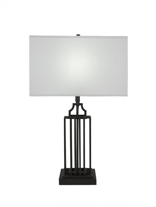 Sky Loft Dark Granite Table Lamp-1111-DG by Toltec