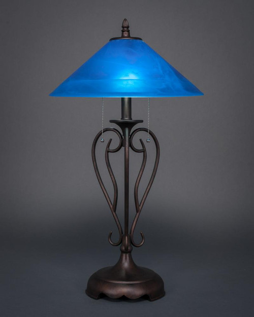Olde Iron Bronze Table Lamp-42-BRZ-415 by Toltec