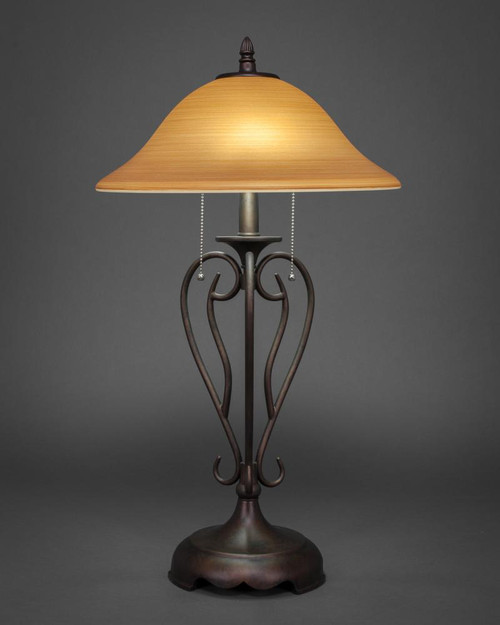 Olde Iron Bronze Table Lamp-42-BRZ-622 by Toltec