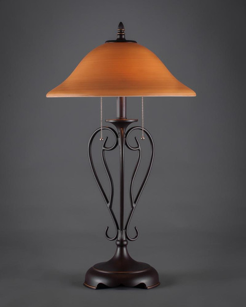 Olde Iron Dark Granite Table Lamp-42-DG-622 by Toltec