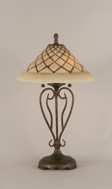 Olde Iron Bronze Table Lamp-42-BRZ-718 by Toltec