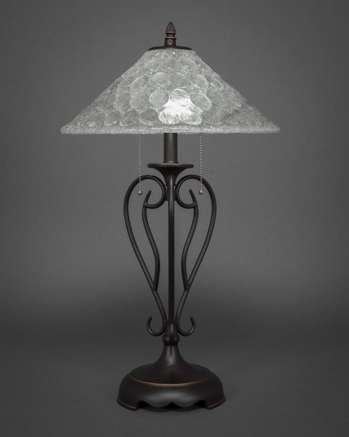 Olde Iron Dark Granite Table Lamp-42-DG-411 by Toltec