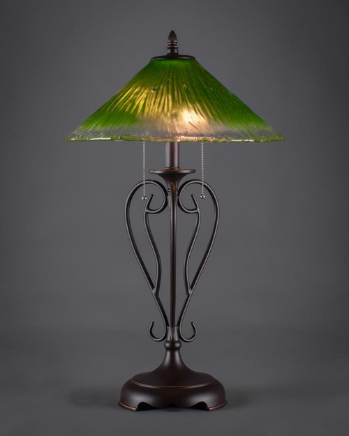 Olde Iron Dark Granite Table Lamp-42-DG-717 by Toltec