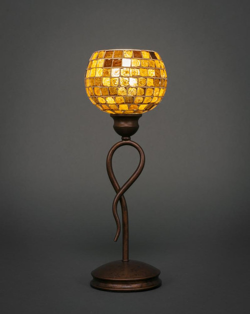 Leaf Bronze Table Lamp-35-BRZ-402 by Toltec