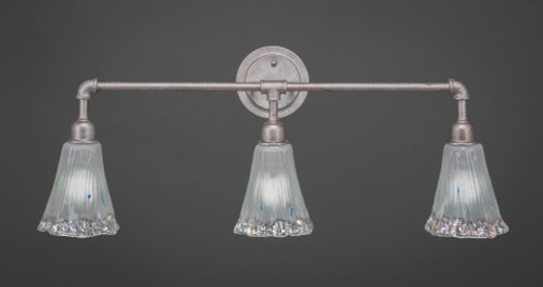 Vintage Aged Silver Bathroom Vanity Light-183-AS-721 by Toltec Lighting