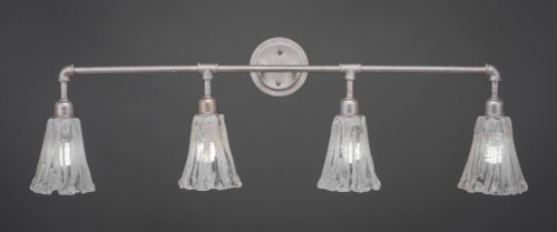 Vintage Aged Silver Bathroom Vanity Light-184-AS-729 by Toltec Lighting