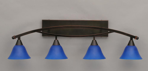 Bow Black Copper Bathroom Vanity Light-174-BC-4155 by Toltec Lighting