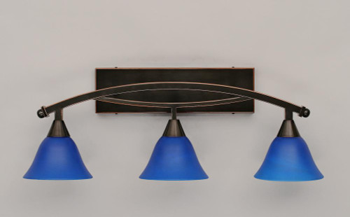 Bow Black Copper Bathroom Vanity Light-173-BC-4155 by Toltec Lighting