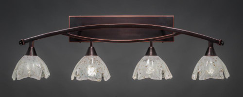 Bow Black Copper Bathroom Vanity Light-174-BC-755 by Toltec Lighting