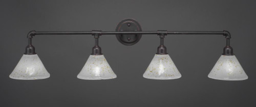 Vintage Dark Granite Bathroom Vanity Light-184-DG-7145 by Toltec Lighting