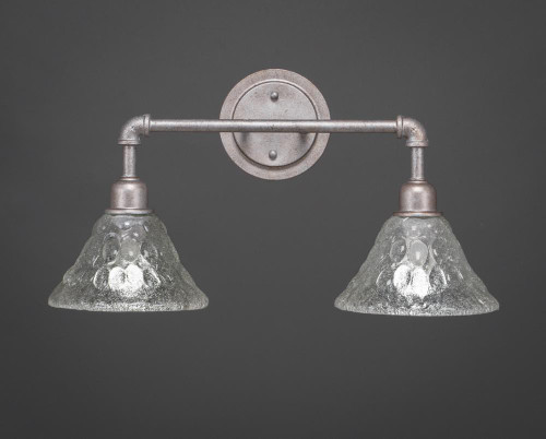 Vintage Aged Silver Bathroom Vanity Light-182-AS-451 by Toltec Lighting