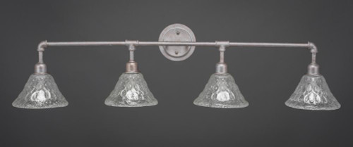 Vintage Aged Silver Bathroom Vanity Light-184-AS-451 by Toltec Lighting