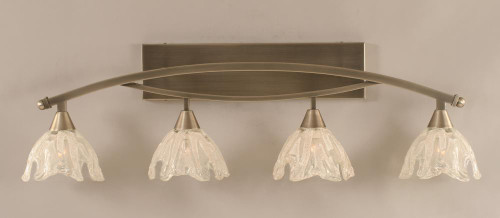 Bow Brushed Nickel Bathroom Vanity Light-174-BN-759 by Toltec Lighting