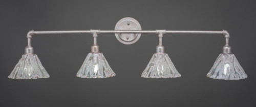 Vintage Aged Silver Bathroom Vanity Light-184-AS-7195 by Toltec Lighting