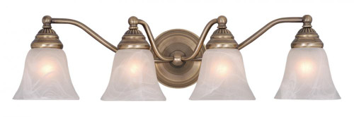 Standford Antique Brass Bathroom Vanity Light-VL35124A by Vaxcel Lighting