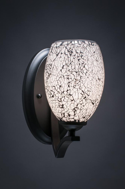 Zilo Matte Black Wall Sconce-551-MB-4165 by Toltec Lighting