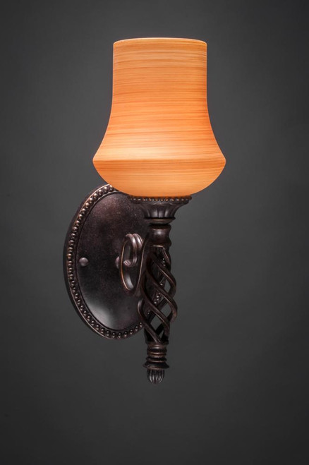 Elegante Dark Granite Wall Sconce-161-DG-680 by Toltec Lighting