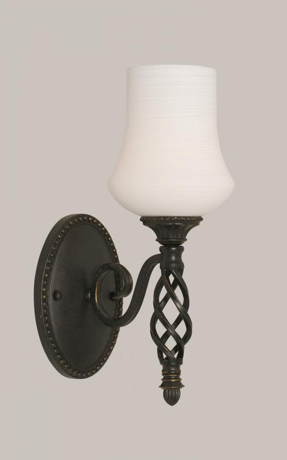 Elegante Dark Granite Wall Sconce-161-DG-681 by Toltec Lighting