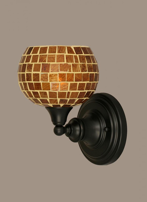 Matte Black Wall Sconce-40-MB-402 by Toltec Lighting