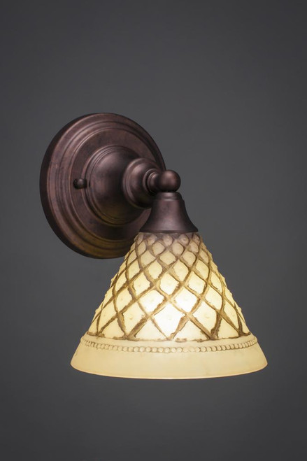 Bronze Wall Sconce-40-BRZ-7185 by Toltec Lighting