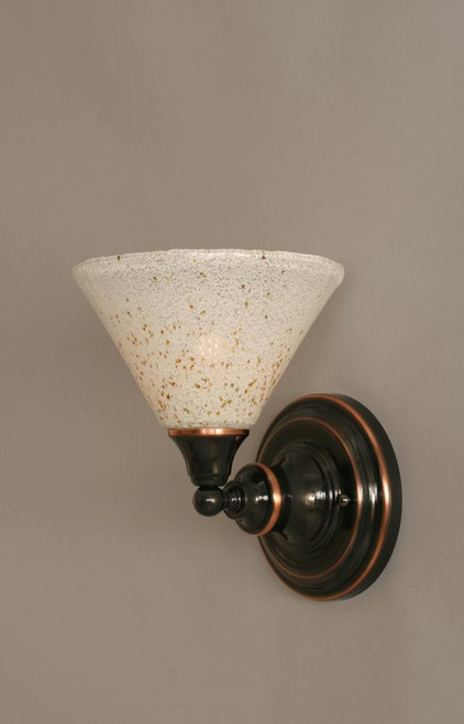 Black Copper Wall Sconce-40-BC-7145 by Toltec Lighting